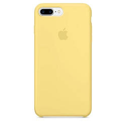 Silicone case for iPhone 7 Plus/8 Plus (60) cream yellow