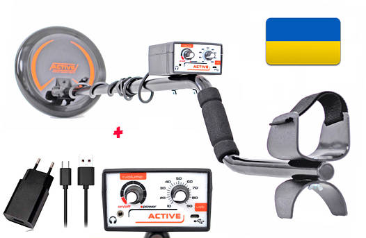 Металошукач Pirat Active (Пірат Актів) - Li-ion батарея + USB заряд. Гарантія 1 рік., фото 2