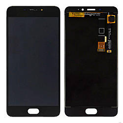 Дисплей Meizu M1E в зборі із сенсором black