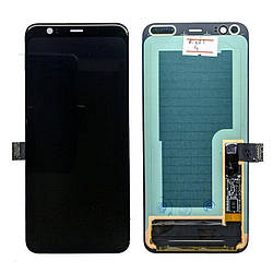 Дисплей Google Pixel 4 (Samsung) у складі із сенсором black (оригінал переклей)