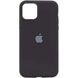 Silicone case for iPhone 12 Pro Max (18) black (закритий низ)