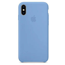 Silicone case for iPhone XS Max (24) azure
