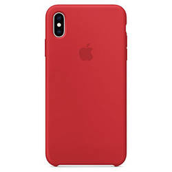 Silicone case for iPhone XS Max (14) red
