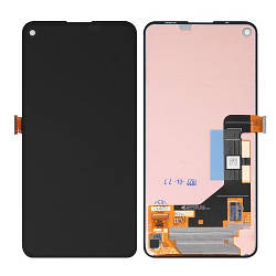 Дисплей Google Pixel 5A 5G (Samsung) у зборі із сенсором black (оригінал переклей)