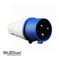 Вилка переносна силова 023 2Р+РЕ 32А 220В IP44