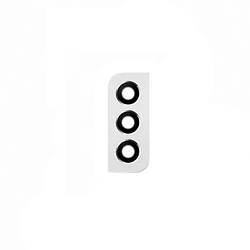 Скло камери Samsung S901/S906 Galaxy S22/S22 Plus white з рамкою