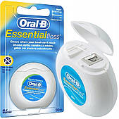 Зубна нитка Oral-B Essential floss вощена (м'ятна), 50 м