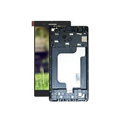 Дисплей до планшета Lenovo TB3-730 Tab 3/TB-7304i Tab 7 в зборі із сенсором і рамкою black (ZA310064UA)