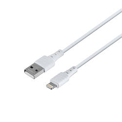 USB кабель Lightning Remax Zeron Series Elastic RC-179i, 2.4A 1m white