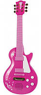 Дитяча електронна Рок-гітара Simba Дівочий стиль з металевими струнами 56 см (6830693)