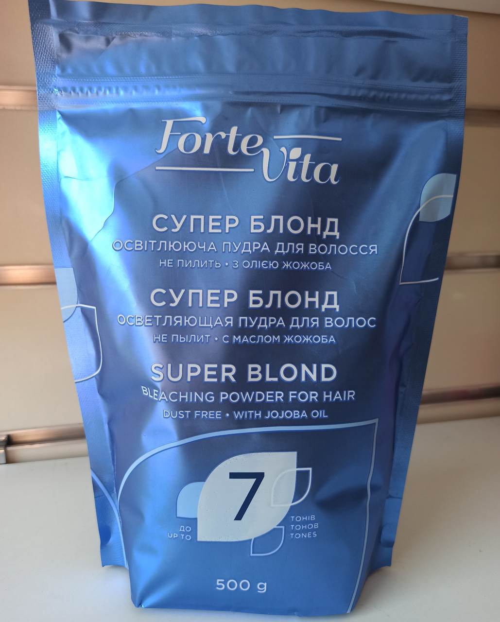 Освітлювальна пудра для волосся до 7 тонів Forte Vita Super Blond 500 г