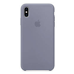 Silicone case for iPhone XS Max (28) lavender grey