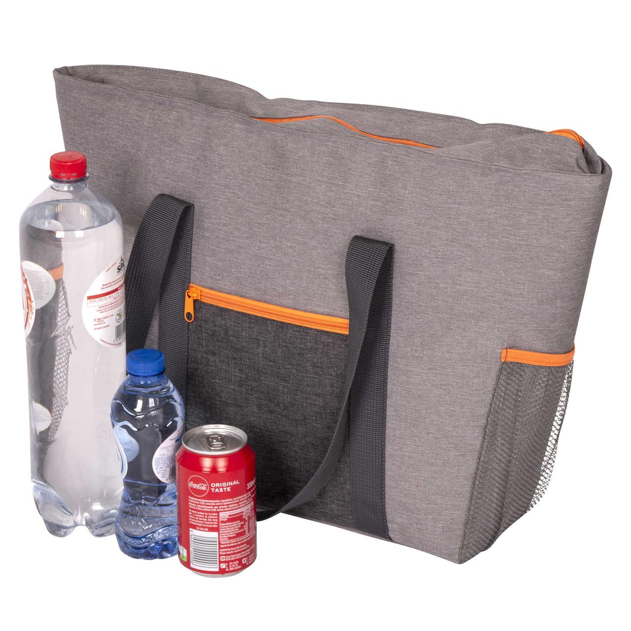 Термосумка 18 л для поїздок, Сумка-холодильник Bo-Camp Beach 18 Liters Grey (6702905)