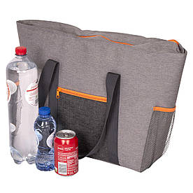 Термосумка 18 л для поїздок, Сумка-холодильник Bo-Camp Beach 18 Liters Grey (6702905)