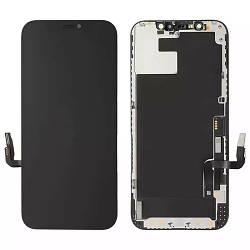 Дисплей iPhone 12/iPhone 12 Pro у зборі із сенсором і рамкою black (знятий оригінал)