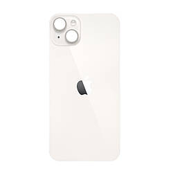 Задня кришка (скло) iPhone 14 starlight (big hole)