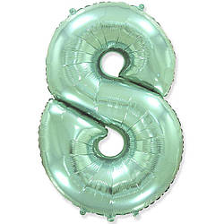 Цифра м'ятна метрова з тягарцем "8"