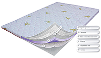 OrthoSlim7, 190х140х8 см, мягкий, зима/лето, (топер, футон, наматрасник) Тонкий ортопедический матрас
