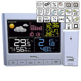 Метеостанція багатофункціональна Technoline WS6449 Silver (WS6449)