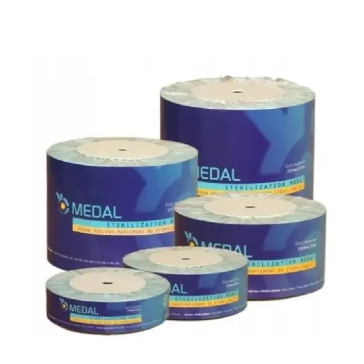 Рулон/пакети для стерилізації 150мм*200м MEDAL, фото 1