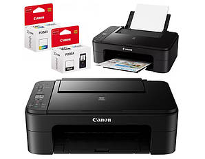 БФП Canon Pixma TS3350/TS3150 Wi-Fi струменевий кольоровий принтер + копір + сканер + 2 картриджі