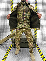 Демисезонный армейский костюм 3 в 1, тактическая армейская форма осенняя, Soft shell форма ЗСУ