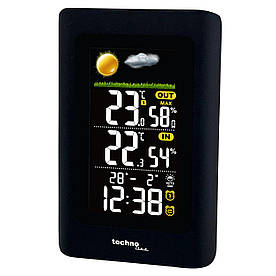 Метеостанція з таймером підсвічування Technoline WS6447 Black (WS6447)