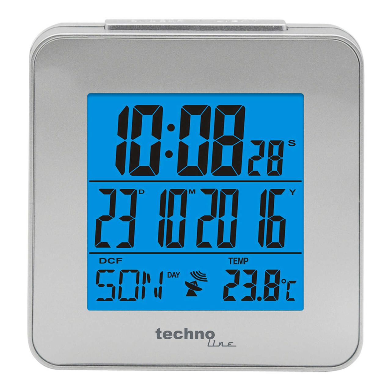 Годинник настільний цифровий Technoline WT268 Silver (WT268)