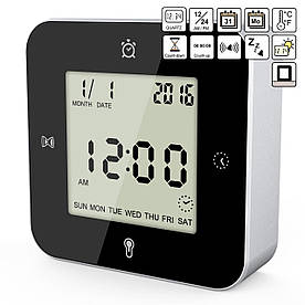Годинник настільний Technoline WT344 Black/Silver (WT344)