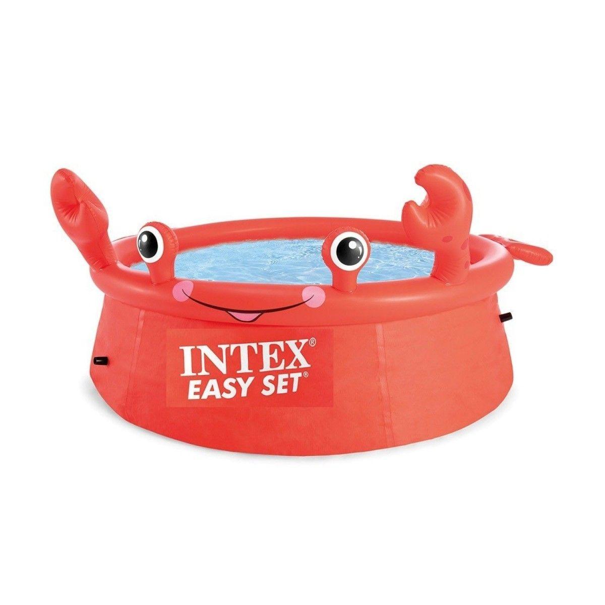 Надувний басейн Intex 26100, Crab Easy Set, 183*56 см, 880 л