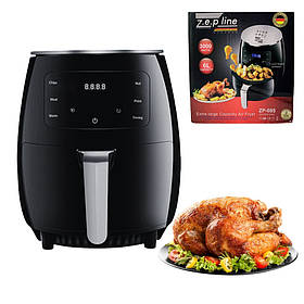 Фритюрниця Zepline ZP 085 аерофритюрниця фритюрниця без масла 6л 3000Вт Аеро-фрітюрниця безмасляна