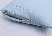 Стеганый чехол на подушку на молнии 50 x 70 см Белый,съемный чехол на молнии на подушку