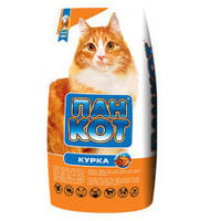 Сухий корм для котів пан кіт КуРКА10 кг