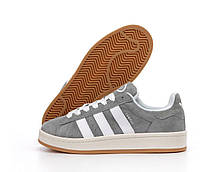 Чоловічі кросівки Adidas Campus Grey White HQ8707, фото 4