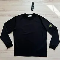 Черный новый свитшот Stone Island