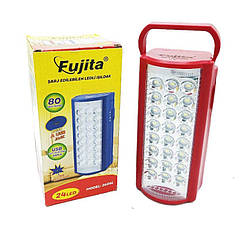 Ліхтар переносний світлодіодний 24 LED Fujita 2606L з повербанком 3000 mAh Червоний