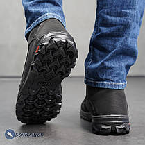 Чоловічі зимові чорні черевики, фото 2