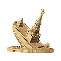 Картонний конструктор "Cartonic 3D Puzzle THE END OF RUSSIAN WARSHIP"