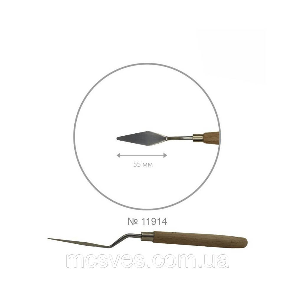 Мастіхін ROSA Studio 11914 ромб довжина 5,5 см ст. код 1010, фото 1