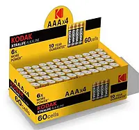 Батарейка KODAK XTRALIFE LR03 уп. 1x4 шт. коробка 60 шт DE