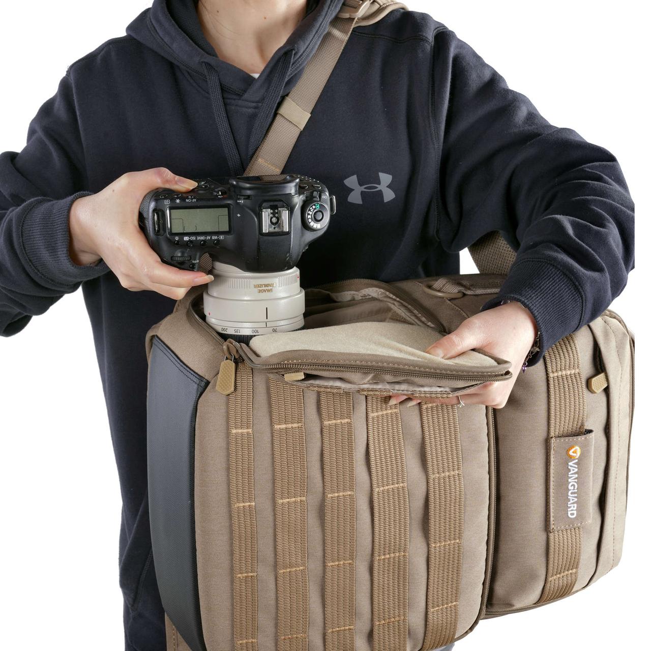 Рюкзак тактический для фототехники Vanguard VEO Range T 48 Beige (VEO Range T 48 BG) - фото 7 - id-p1963316878