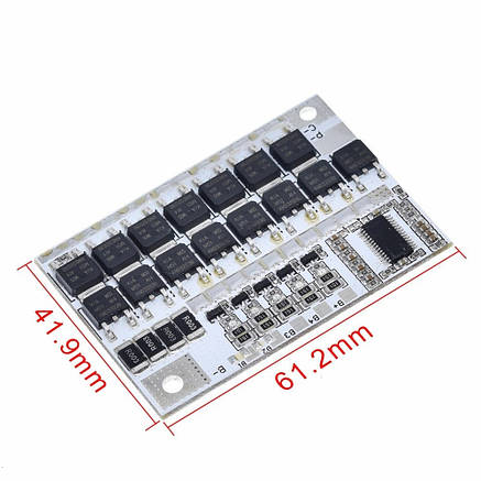 Контролер BMS 3S 100А 12.6v для 18650 з балансуванням, фото 3