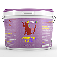 Сухой дезодорант для кошачьих туалетов West Vet Свежесть Cats Лаванда 5 кг