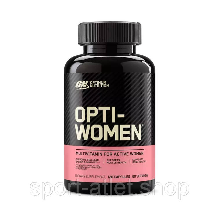Вітаміни та мінерали Optimum Nutrition Opti-Women, 120 капсул, фото 1