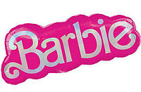 Фольгированная фигура-надпись "Barbie"