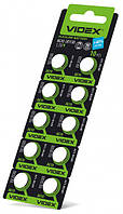 Батарейка часовая Videx AG10/LR1130 BLISTER CARD 10 шт DE