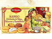 Рождественское печенье El Santo Mantecados y Polvorones 300г (Испания)