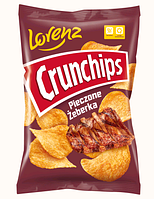 Чипсы Crunchips вкусные со вкусом свинных ребрышек 140г TM Lorenz Польша