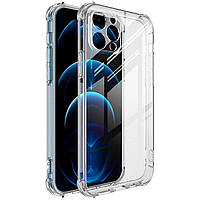 Силиконовый чехол для IPhone 12 Pro / накладка на айфон 12 про / Gelius Ultra This Proof прозрачный