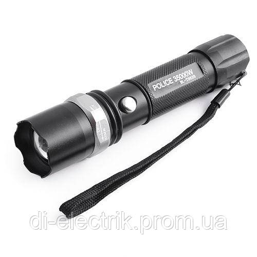 Ручний ліхтар Bailong Police BL-8626-T6 + zoom + ЗУ220/12В + 18650 + 3 режими  DE